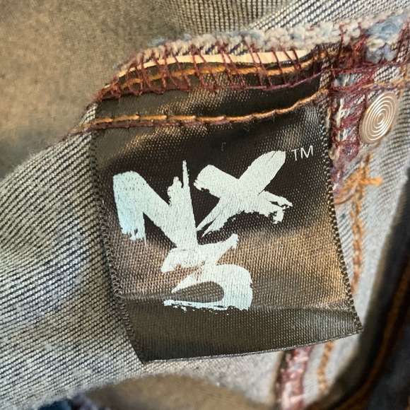 Girls NX3 Ripped Jeans Size Child Medium - Picture 3 of 4